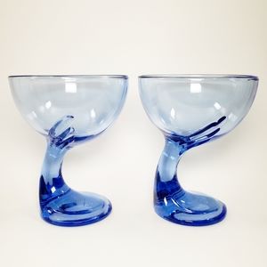 Bormioli Rocco Jerba Sapphire Blue Glass Dessert Bowls